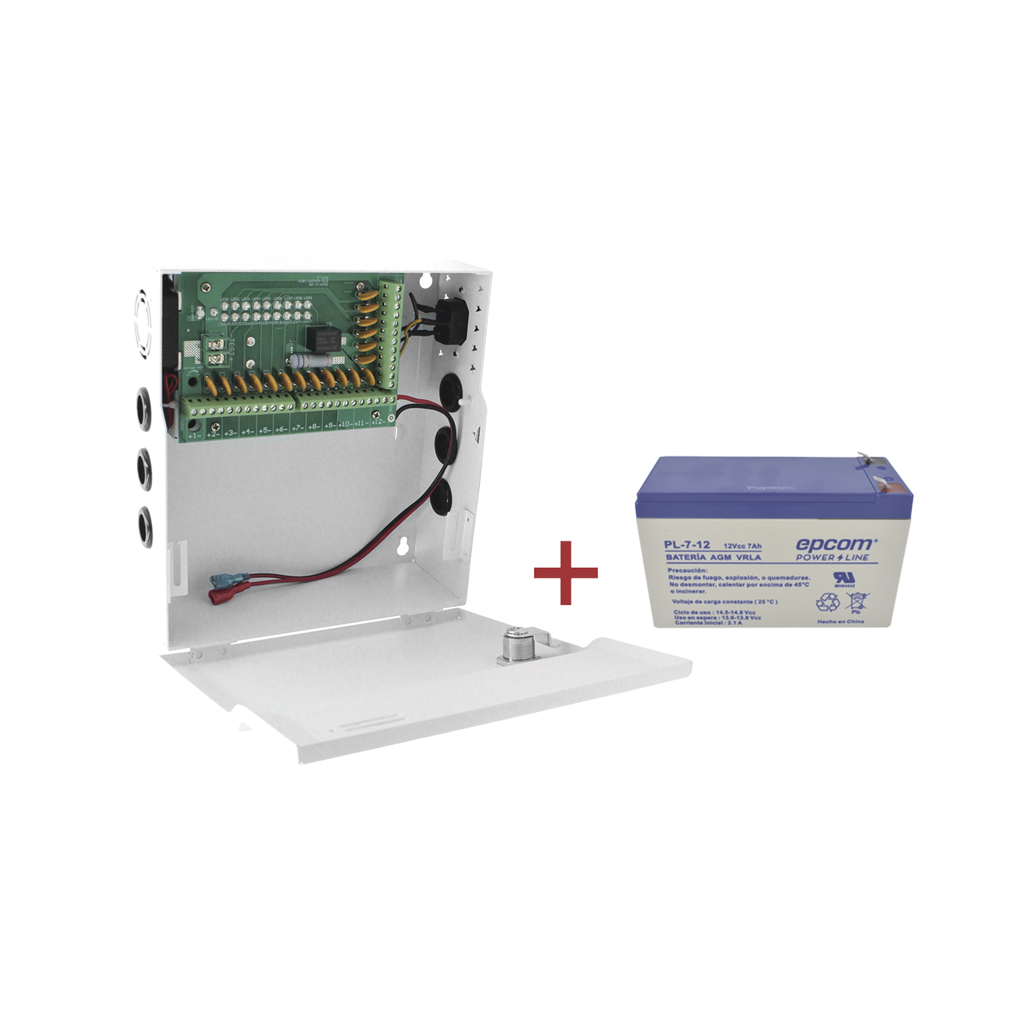 PLK12DC20ABK/K|Kit / Fuente PLK12DC20ABK  + Bater?¡a inclu?¡da PL712